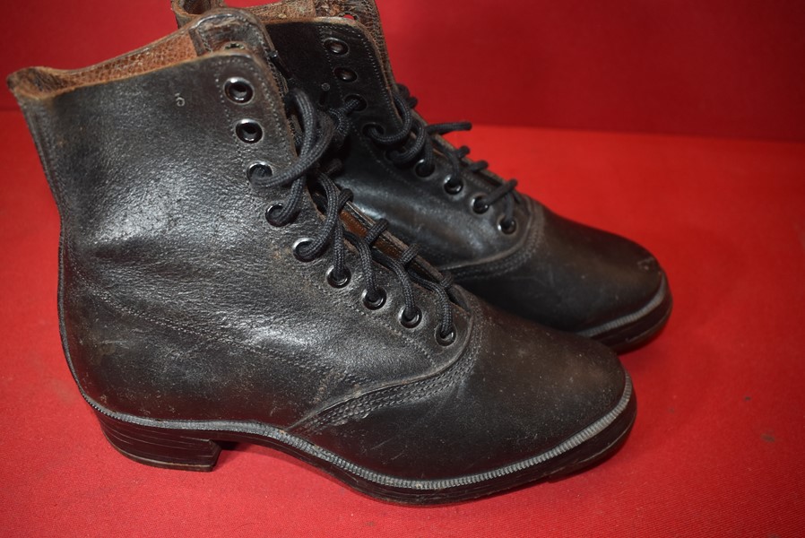 WW2 GERMAN HITLER YOUTH ANKLE BOOTS-SOLD