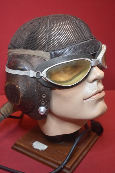 Ww2 german shop pilot helmet