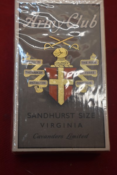 army club cigarettes WW2 PERIOD UNOPENED PACKETS OF ARMY CLUB CIGARETTES