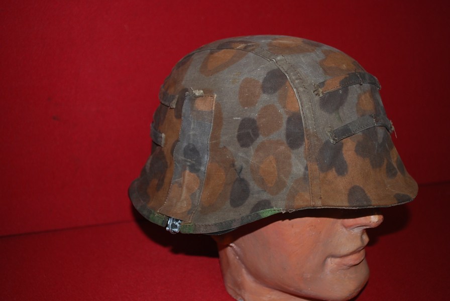 WAFFEN SS 2nd PATTERN CAMO HELMET COVER-ON HOLD-SOLD