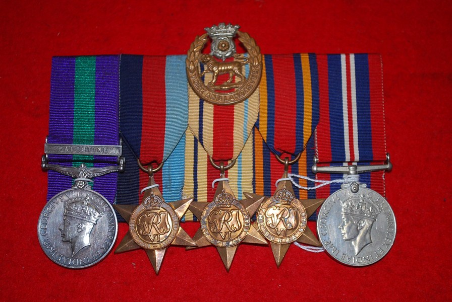 WW2 BRITISH  5 MEDAL BURMA/AFRICA STAR & GSM GROUP-SOLD