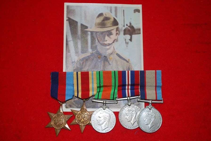 AUSTRALIAN WW2 KIA MEDAL GROUP-SOLD