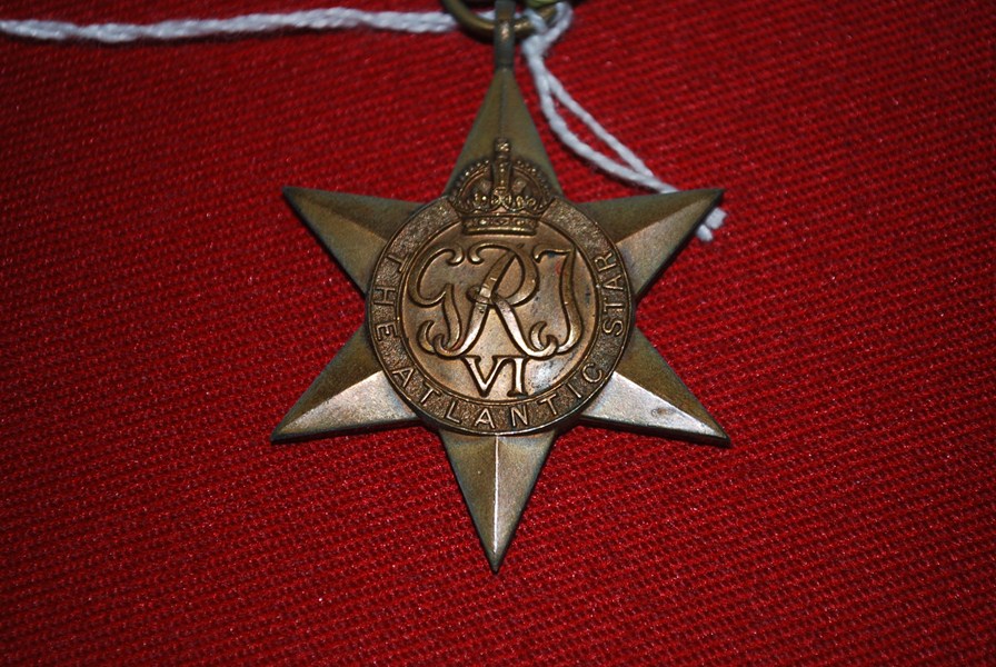 WW2 BRITISH ATLANTIC STAR MEDAL-SOLD