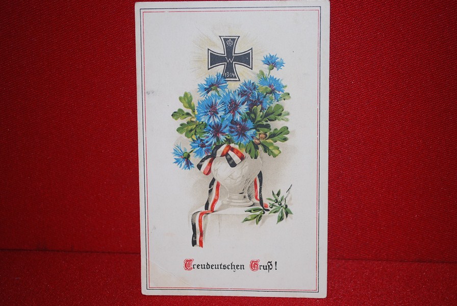 WW1 GERMAN PATRIOTIC POSTCARD c-SOLD