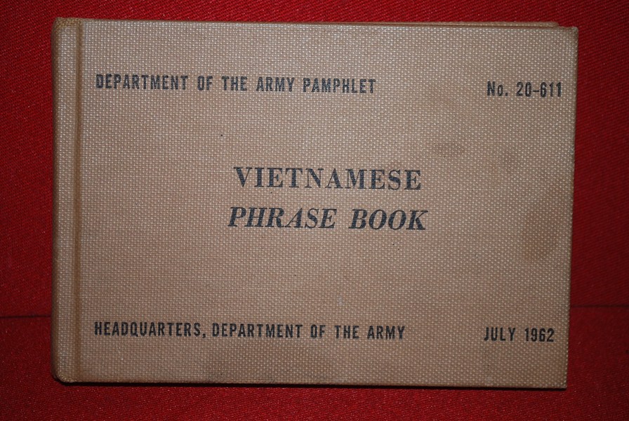 VIETNAM WAR PHRASE BOOK-SOLD