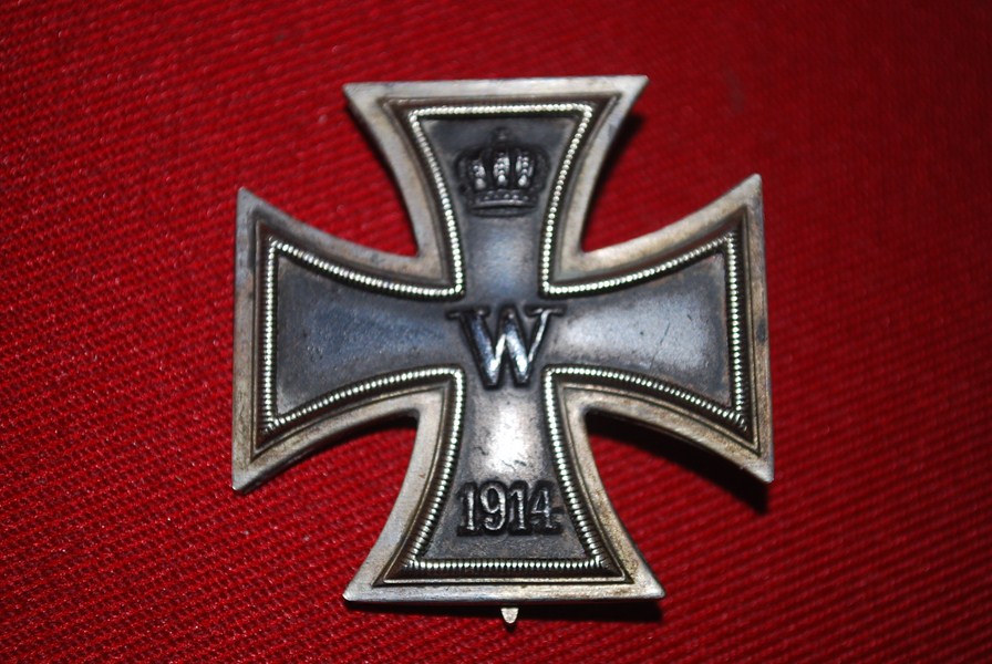 WW1 GERMAN IRON CROSS FIRST CLASS. VON HADEIN SW AFRICA