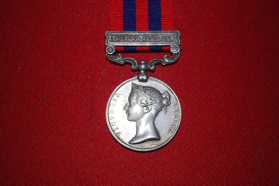 1854 INDIA GENERAL SERVICE MEDAL QUEEN VICTORIA 1 BAR-SOLD