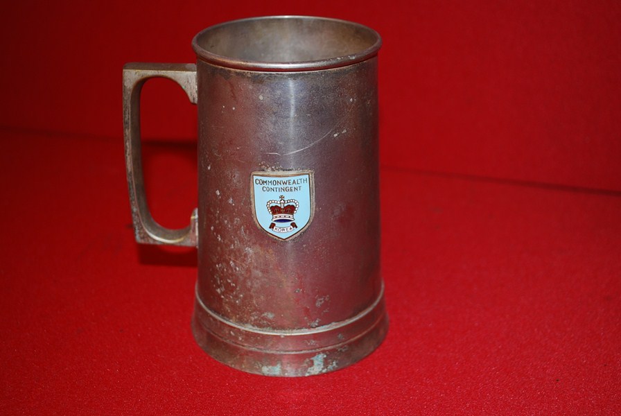 KOREAN WAR PEWTER TANKARD-SOLD