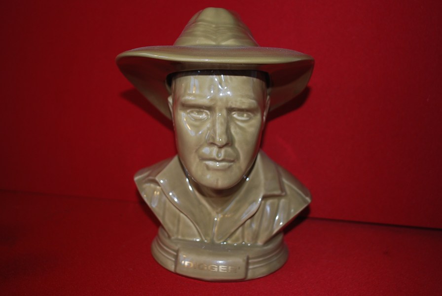 AUSSIE DIGGER PORT DECANTER-SOLD