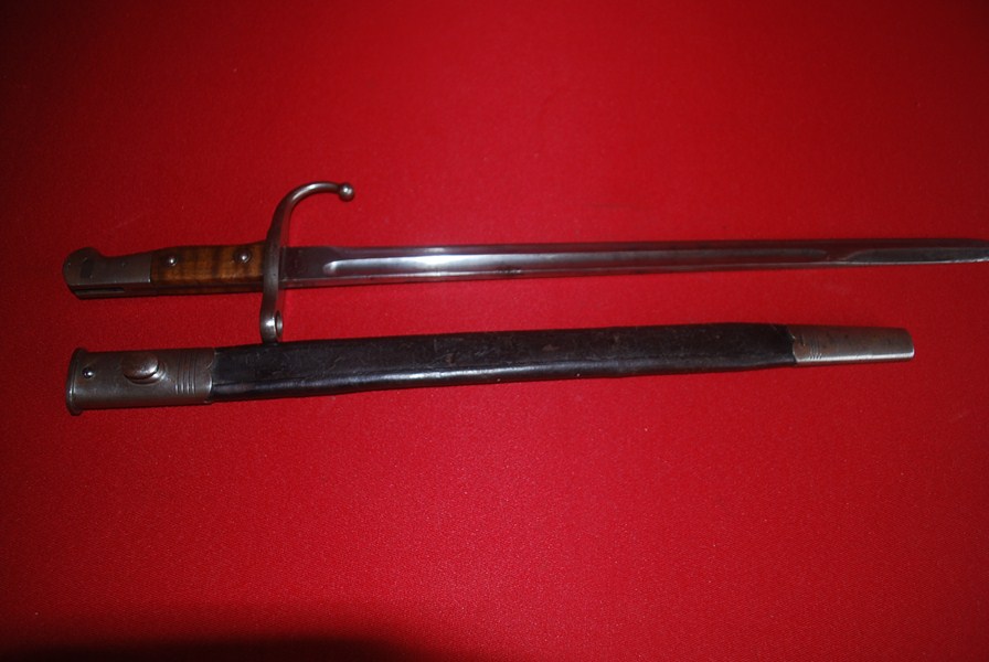 WW1 TURKISH HOOKED QUILLON BAYONET.c-SOLD