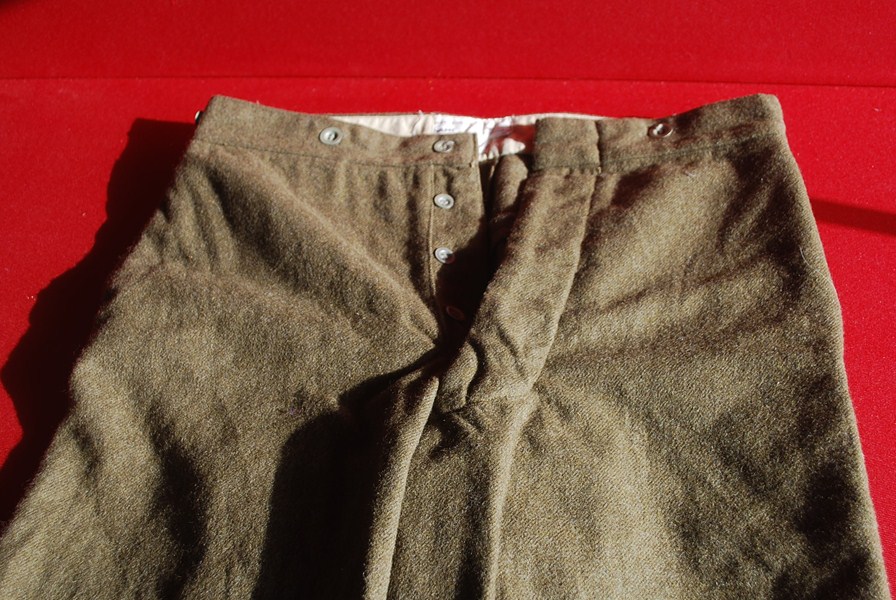 WW2 AUSTRALIAN SOLDIERS TROUSERS-SOLD