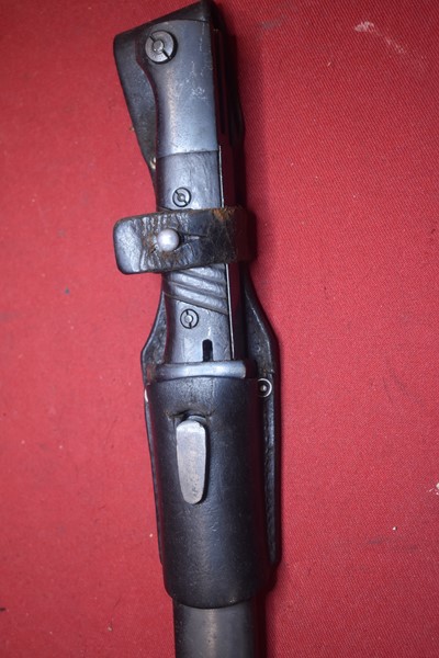 WW2 GERMAN K98 BAYONET WITH LEATHER FROG