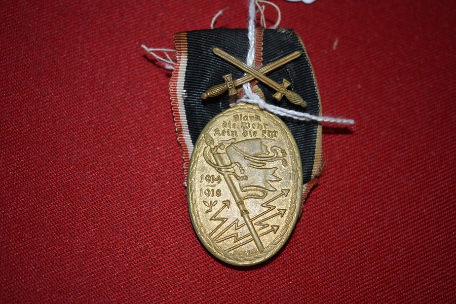 WW1 GERMAN KYFFHAUSER BUND MEDAL-SOLD