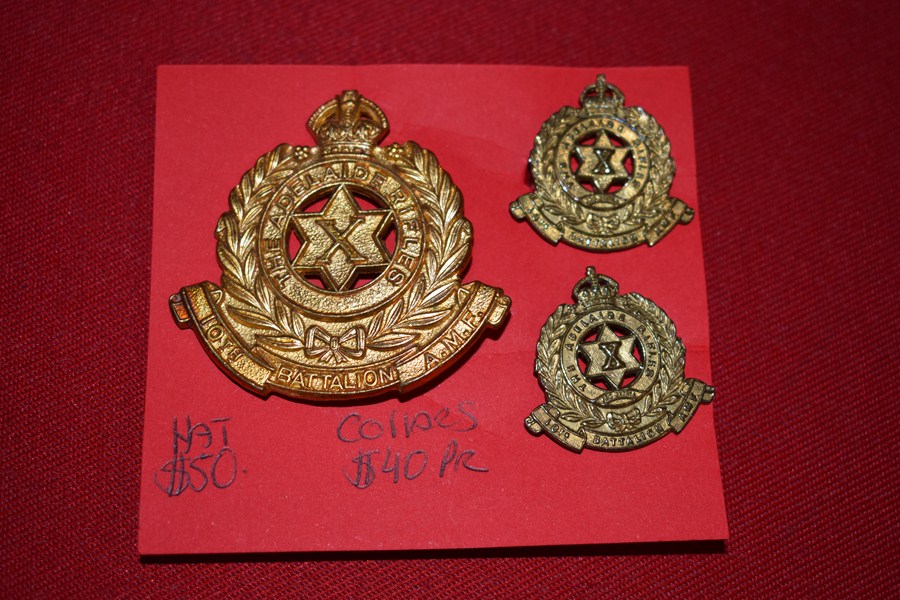 AUSTRALIAN ARMY BADGES 10 BN (ADELAIDE RIFLES) 30-42-SOLD