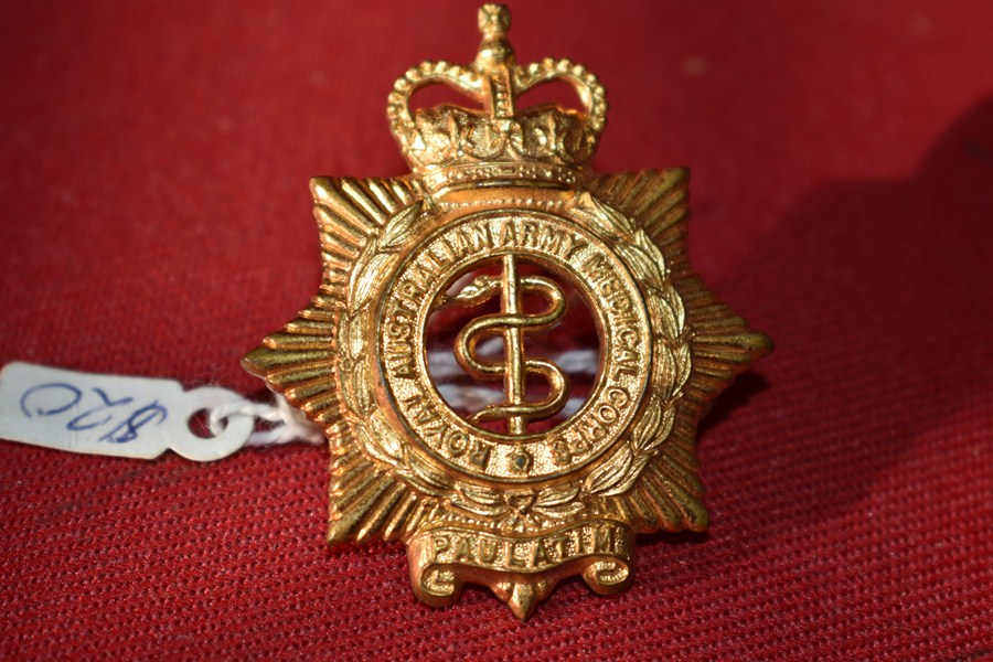 AUSTRALIAN ARMY HAT BADGE. MEDICAL CORPS. 53-60