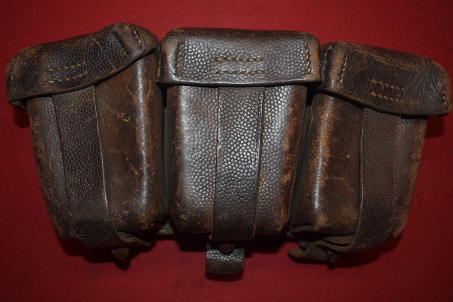 WW1 GERMAN ARMY TRIPLE AMMO POUCH-SOLD