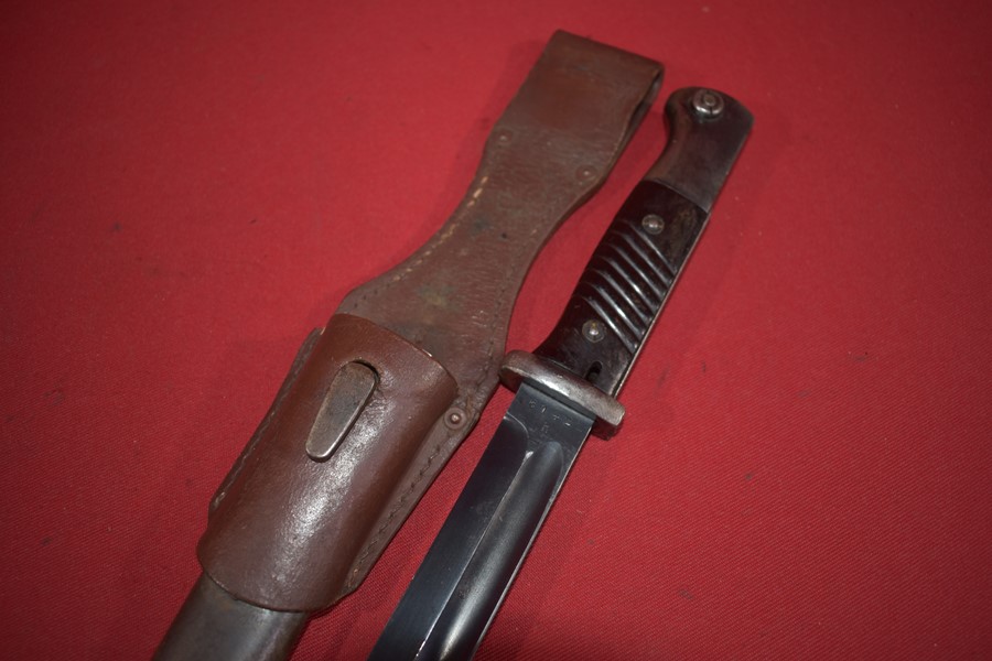 WW2 GERMAN LUFTWAFFE K98 BAYONET AND FROG-SOLD