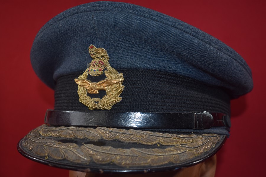 WW2 RAF AIR VICE MARSHALL PEAK HAT-SOLD