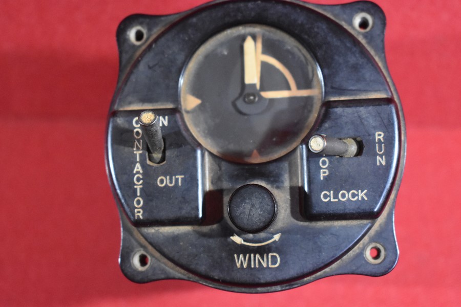 WWII WORKING Aircraft IFF Contactor Timer BC-608-A Recognition Clock Unit P-51.-SOLD