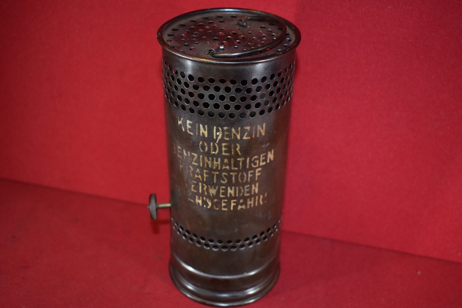 WW2 GERMAN ARMY HEATER.-SOLD