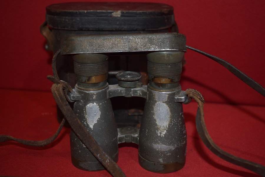 WW1 GERMAN CASED BINOCULARS-SOLD