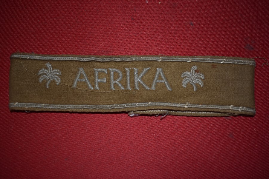 WW2 GERMAN AFRIKA CUFF TITLE-SOLD