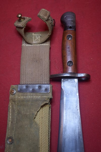 WW2 AUSTRALIAN MK1 PARATROOPERS MACHETE BAYONET 1944-SOLD