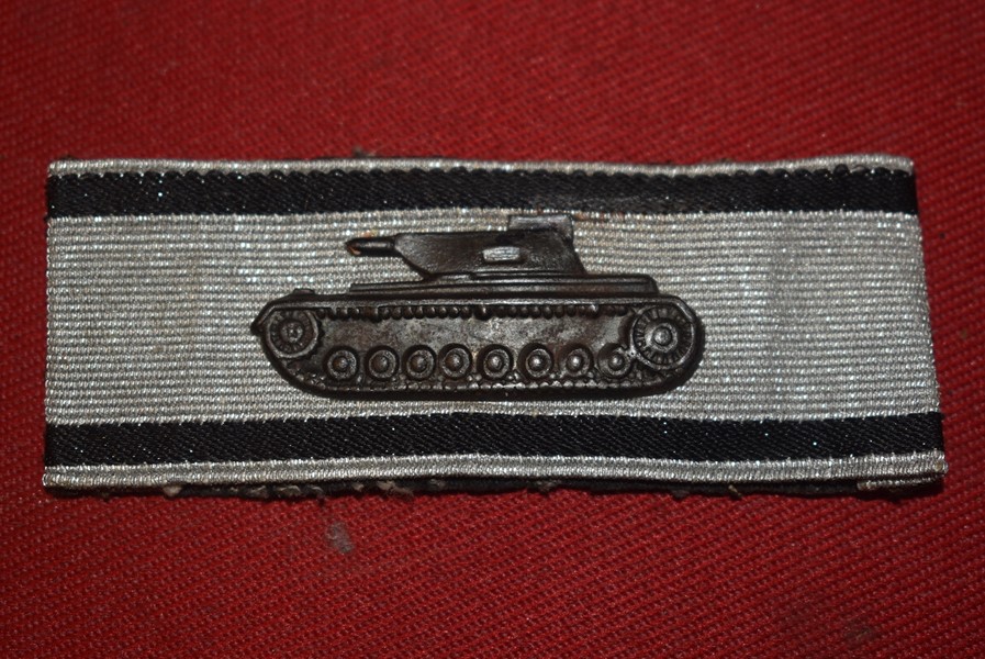 WW2 GERMAN TANK DESTRUCTION BADGE IN SILVER-SOLD