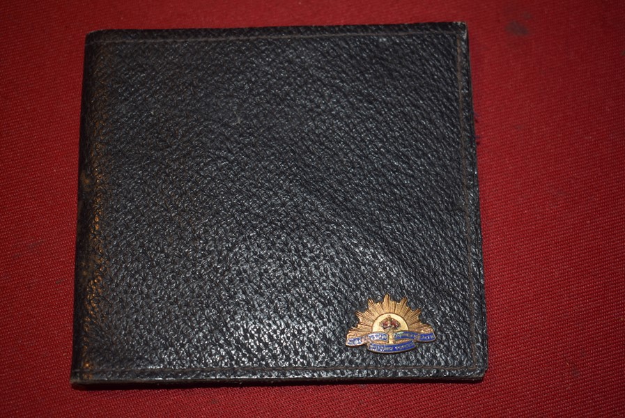 UN-ISSUED AUSTRALIAN SOLDIERS LEATHER WALLET-SOLD
