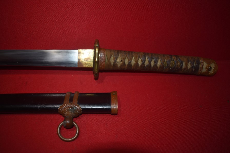 JAPANESE ARMY OFFICERS SWORD "YOSHIHARU" -SOLD