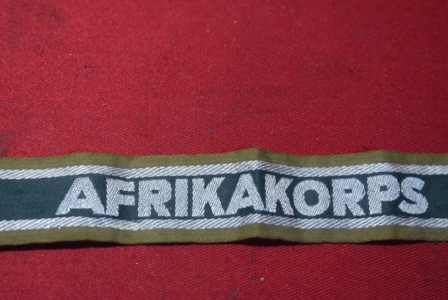 WW2 GERMAN CUFF TITLE AFRIKA KORPS-SOLD