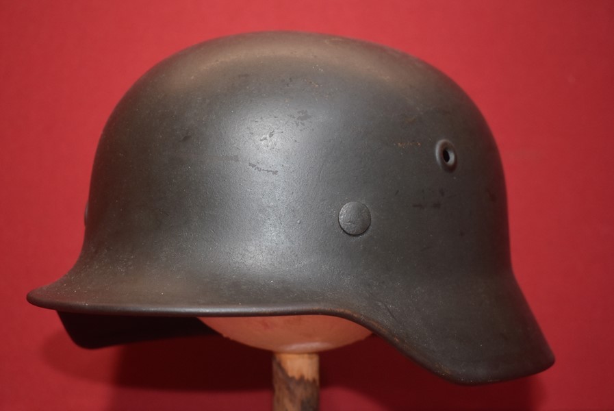 WW2 GERMAN M40 ARMY HELMET NO DECALS-SOLD