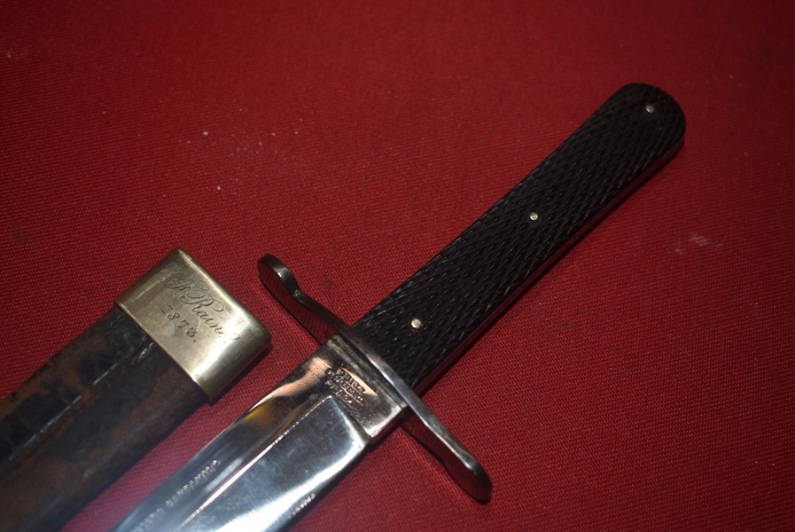 19th CENTURY BOWIE KNIFE BY YOUNG OF EDINBURGH-SOLD