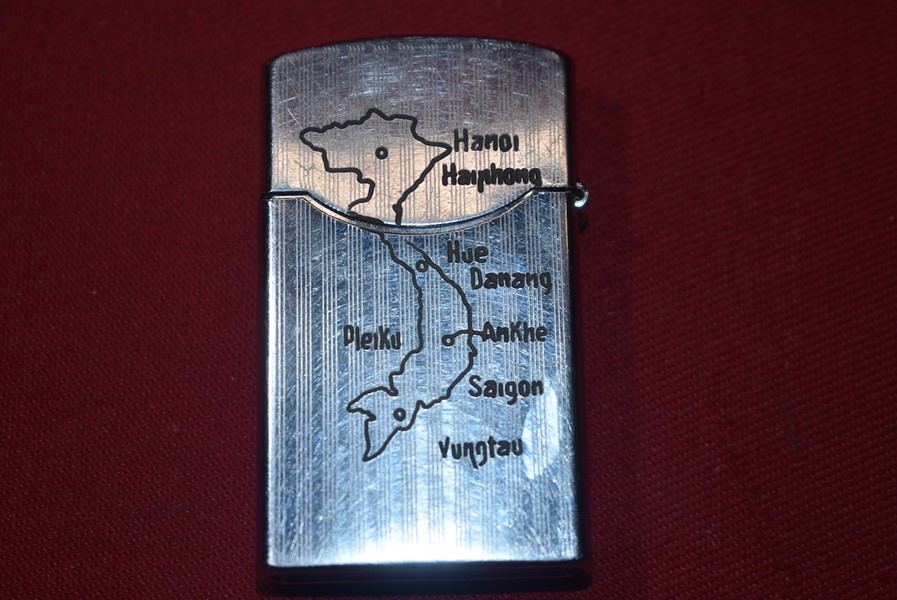 VIETNAM ERA ZENITH LIGHTER SAIGON 68-69-SOLD