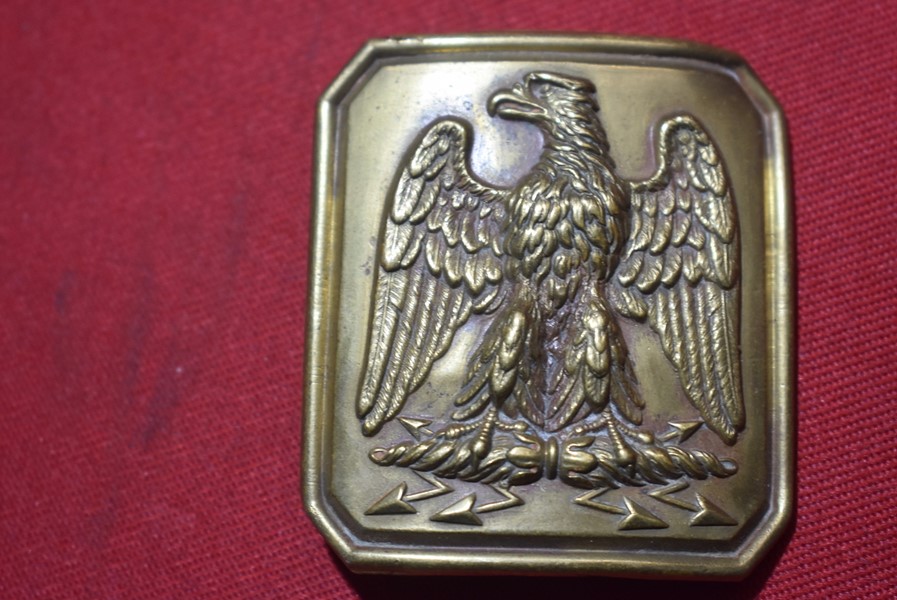 FRENCH SECOND EMPIRE NAPOLEON III CAVALRY TROOPERS BELT BUCKLE