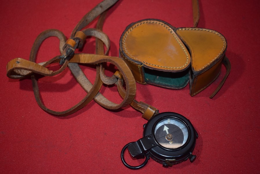 WW1 BRITISH/AUSTRALIAN COMPASS AND CARRY CASE-SOLD