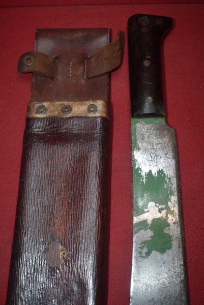 WW2 US LEGITIMUS COLLINS & CO MACHETE 1944 NO 1250 AUSTRALIAN ISSUED