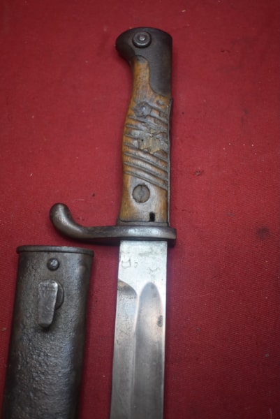 WW1 GERMAN 98/05 BUTCHER BAYONET DATED 1916, RARE MAKER