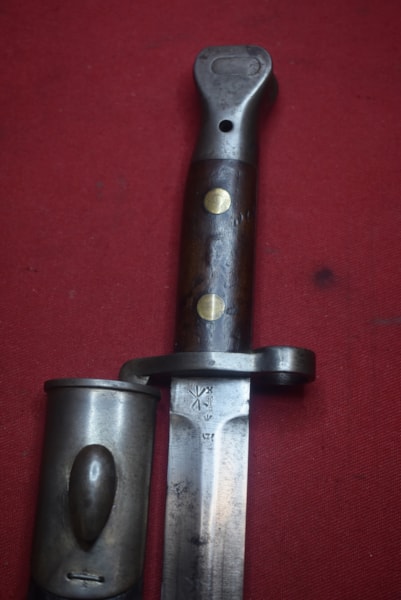 PATTERN 1888 BAYONET WITH ORIGINAL SCABBARD