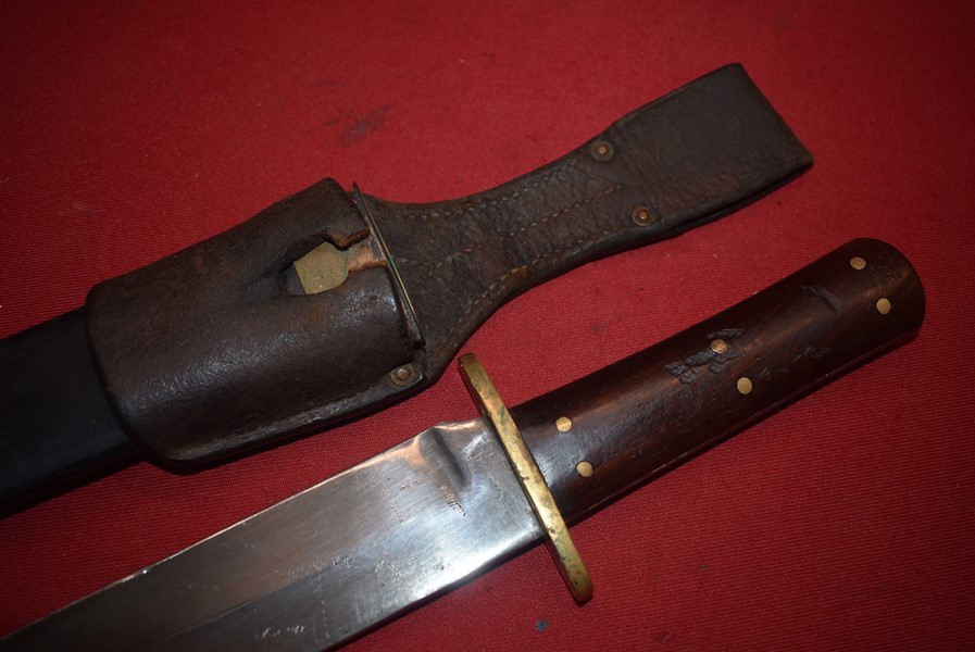 WW1 GERMAN BOWIE FIGHTING KNIFE-SOLD