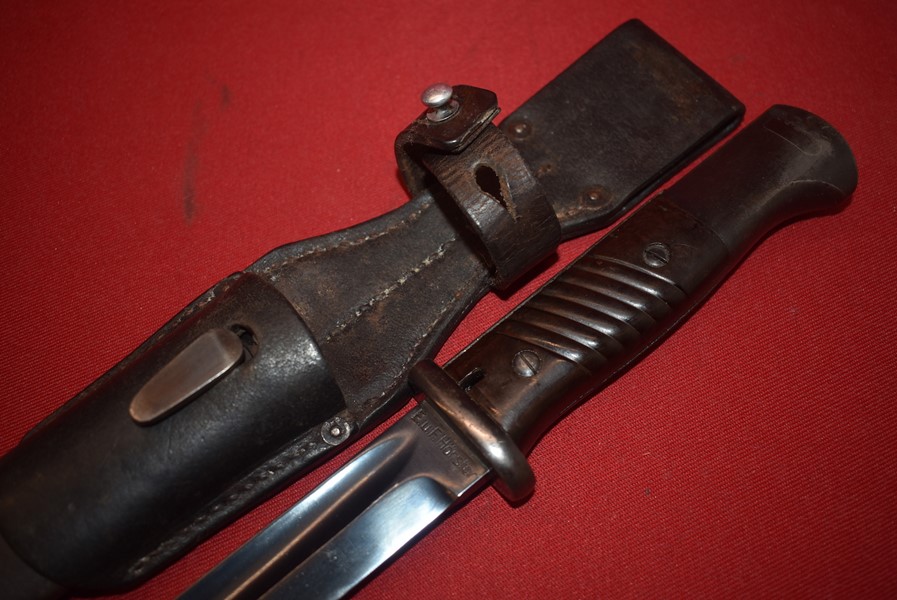 WW2 GERMAN K98 BAYONET WITH MATCHING NUMBERS DATED 1940-SOLD