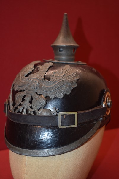 WW1 GERMAN SPIKE HELMET (PICKELHAUBE)-SOLD...