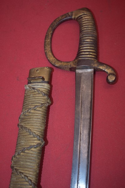 UNIDENTIFIED FRENCH OR GERMAN SHORT SWORD CIRCA 1860s-SOLD