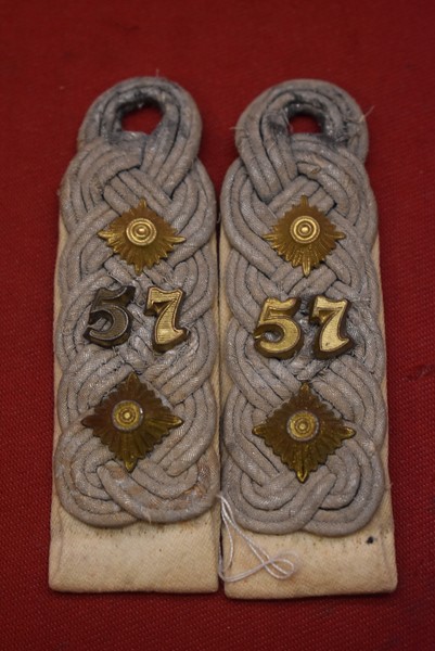 WW2 GERMAN INFANTRY SENIOR OFFICERS SHOULDER BOARDS-SOLD