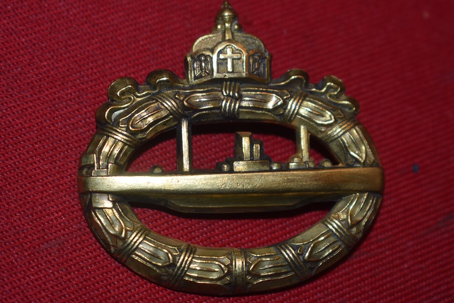 WW1 IMPERIAL GERMAN U-BOAT BADGE-SOLD