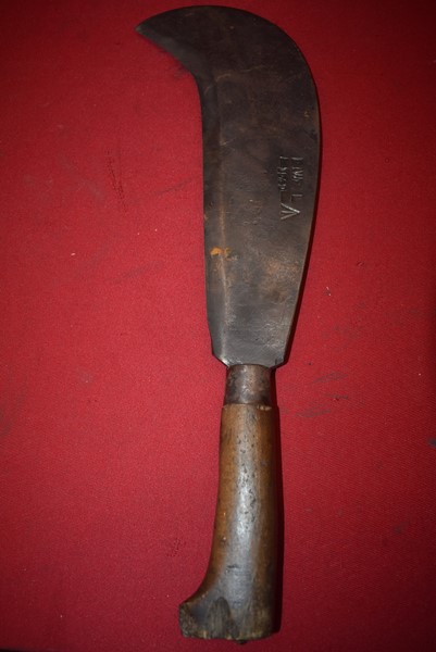 WW2 BRITISH/COMMONWEALTH BILL HOOK MACHETE-SOLD