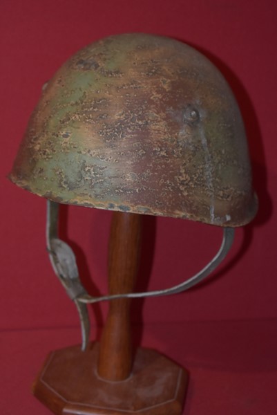 WW2 ITALIAN M33 CAMO HELMET-SOLD