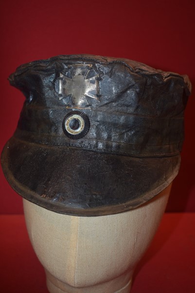 IMPERIAL GERMAN LANDSTURM OIL CLOTH CAP-SOLD