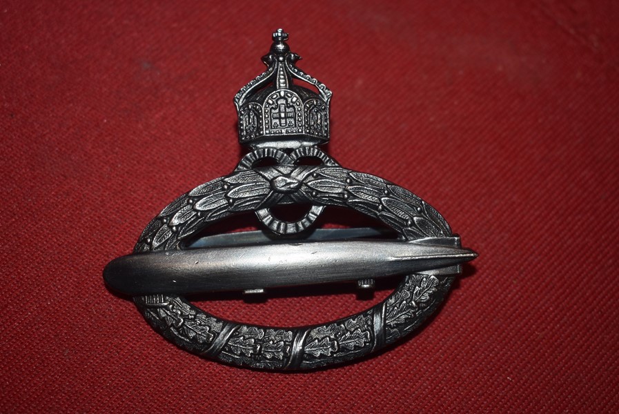 IMPERIAL GERMAN WW1 PRUSSIAN ZEPPELIN CREW BADGE-SOLD