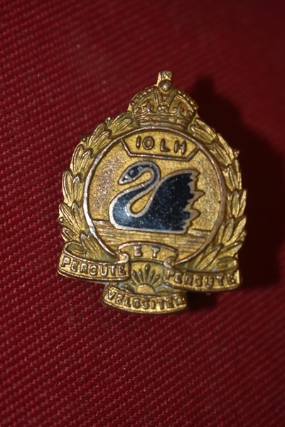 10 LIGHT HORSE COLLAR BADGE. 1900-1930-SOLD